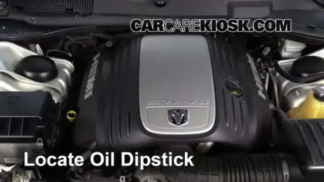 2006 Dodge Magnum RT 5.7L V8 Aceite Controlar nivel de aceite